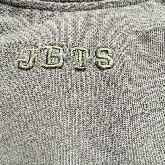 Reebok Gridiron NFL Classic NY Jets Santana Moss Green Coton Sweatshirt Jersey M - Picture 6 of 11